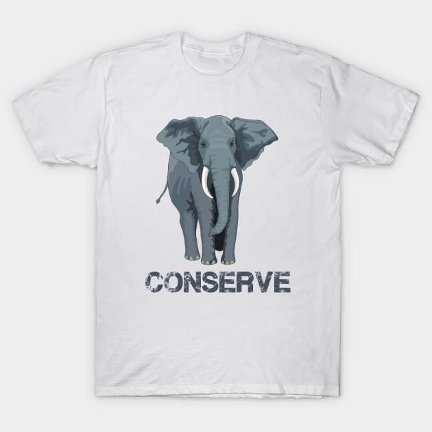 Conserve Animals T-Shirt by renzkarlo